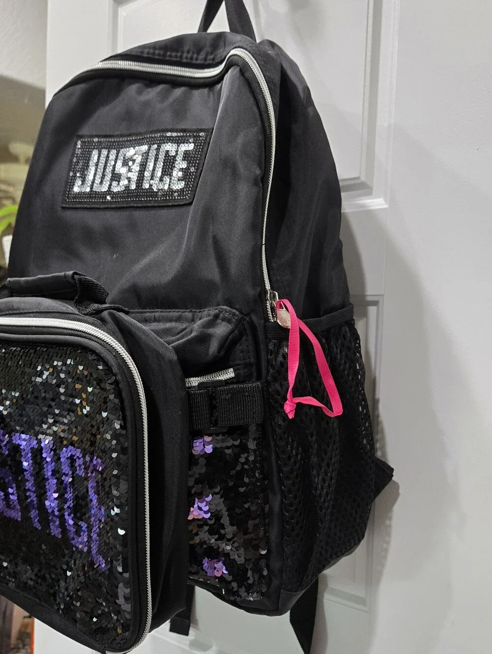 Justice Black Sequin Backpack – NWT/NWOT